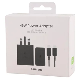 شارژر دیواری سامسونگ مدل EP-T4511XBEGGB توان 45 وات به همراه کابل دو سر تایپ سی 1.8 متر - Original